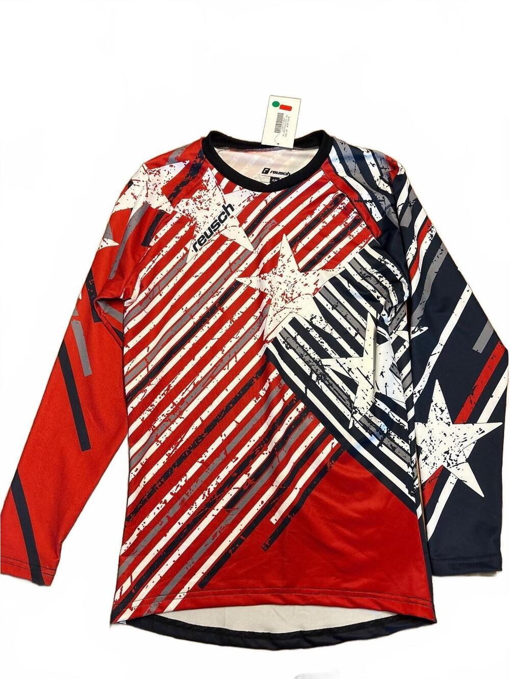 New Reusch Long Sleeve Sports Jersey AM Size Medium Mens Shirt